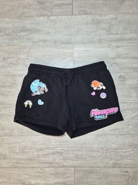 Black Powerpuff Girls Patch Shorts Large